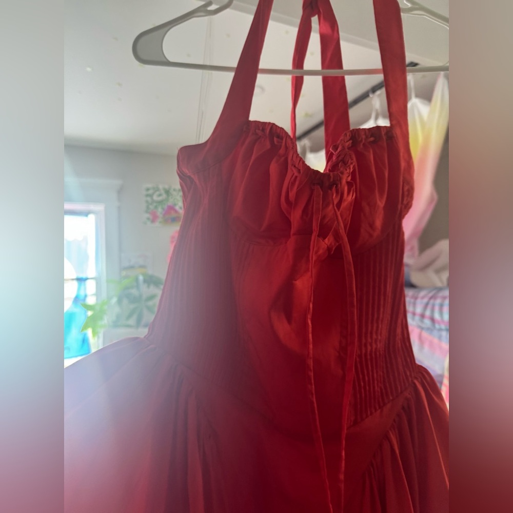 ADABELA $276 Small
ITALIAN TOMATO COTTON HALTER SUNDRESS $255 - Picture 8 of 10